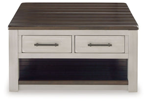 Darborn - Lift Top Cocktail Table - Gray / Brown