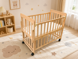 Solid Wood Baby Bassinet
