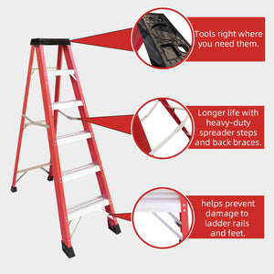 Fiberglass Ladder - Electrical Engineering Step Ladder