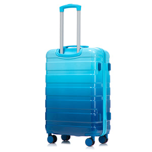 3-Piece PC Spinner Wheel Luggage Set with Gradient Color