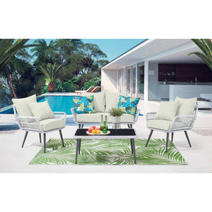 Portofino - 4 Piece Outdoor Conversation Set