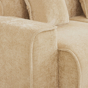 Streamlined Design Modular 2 Seat L Shape Sectional Sofa