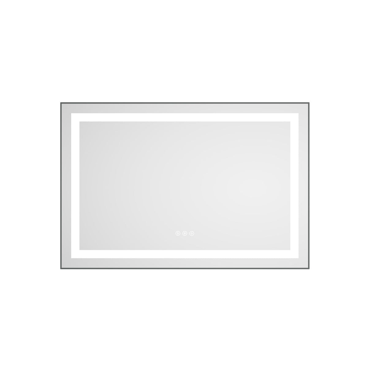 36" x 24" LED Bathroom Mirror with Front and Backlight