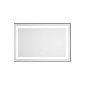 36" x 24" LED Bathroom Mirror with Front and Backlight