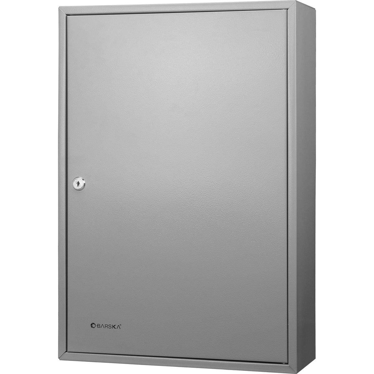 Adjustable Key Cabinet with Lock - Multiple Sizes, Gray or Black