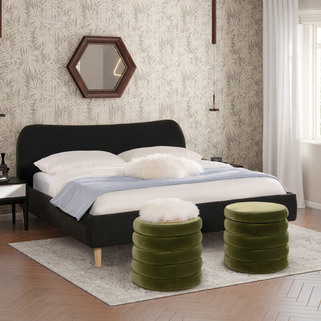 The-Elvhavn™-Curved-Bouclé-Platform-Bed--King-Beds-&-Bed-Frames