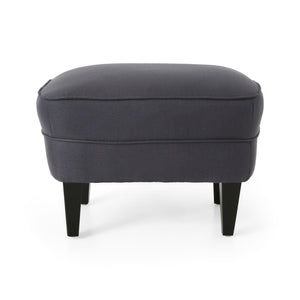 Enchante - Living Room Set With Tufted Back Club Chair And Ottoman
