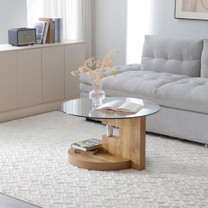 Modern and Practical Double-Layer Round Table