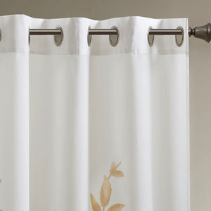 Burnout Printed Curtain Panel (Single Panel)