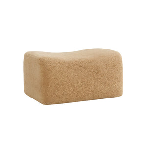 Ottoman Teddy Fabric-Camel
