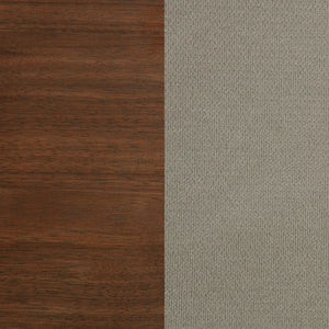 Verona - Queen Upholstered Panel Bed - Walnut