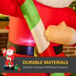 HOMCOM 6ft Christmas Inflatables Outdoor Decorations
