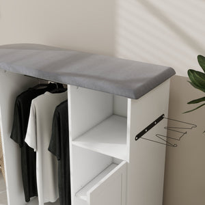 Ironing Cart with Rolling Ironing Board