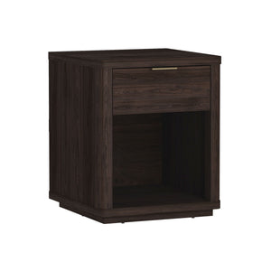 Evelyn - Nightstand With 1 Drawer And Open Shelf