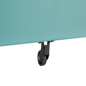 3 Drawer Mobile File Cabinet Under Desk Office, Simple Style Versatile Storage Cabinet For Legal / Letter / A4 Files, 5 Wheel Design Anti-Tilting Cold Rolled Steel Waterproof Moisture-Proof