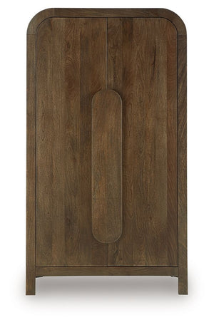 Thoren - Accent Cabinet - Medium Brown