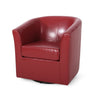 Melodize Swivel Club Chair With Barrel Shape Design