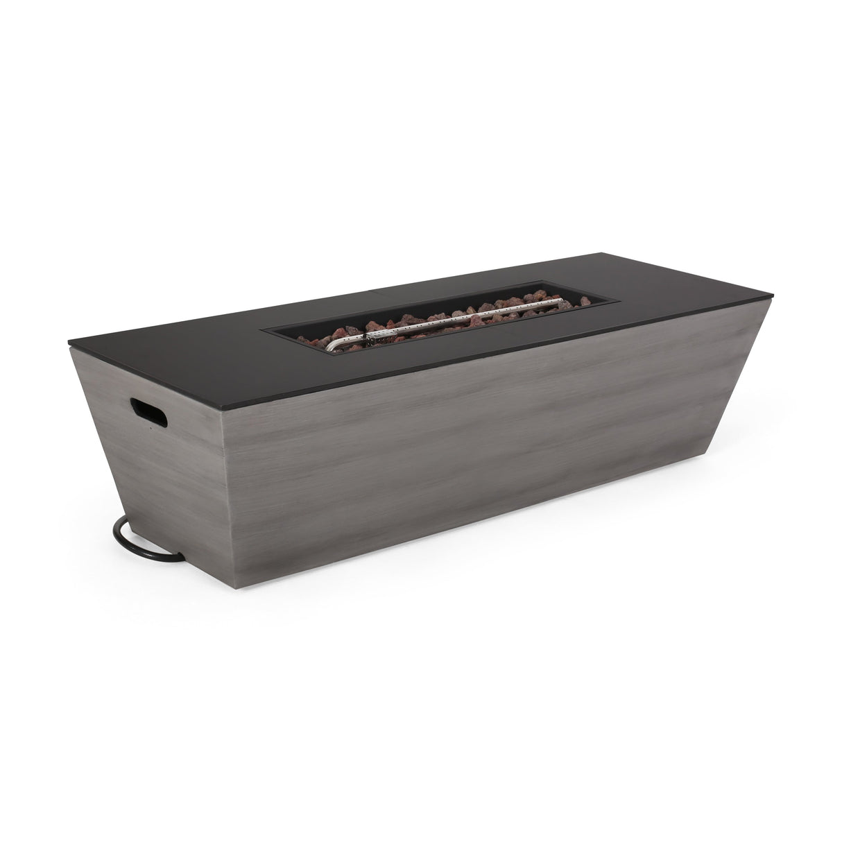 56" Rectangle MGO Fire Pit - 50,000 BTU
