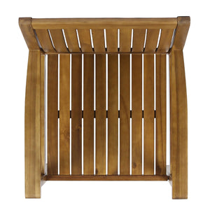 Amethyst - Outdoor Dining Chair With Slat Design (Set of 2) - Natural