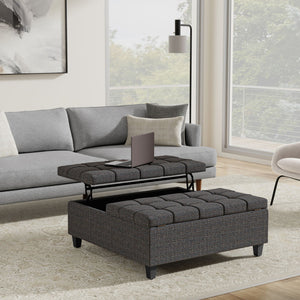 Harrison - Upholstered Coffee Table Storage Ottoman