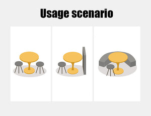 Modern Round Dining Table - 31.5''