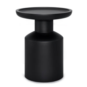 Handcrafted Wooden Accent Table with Sculptural Design - Multiple Colors
