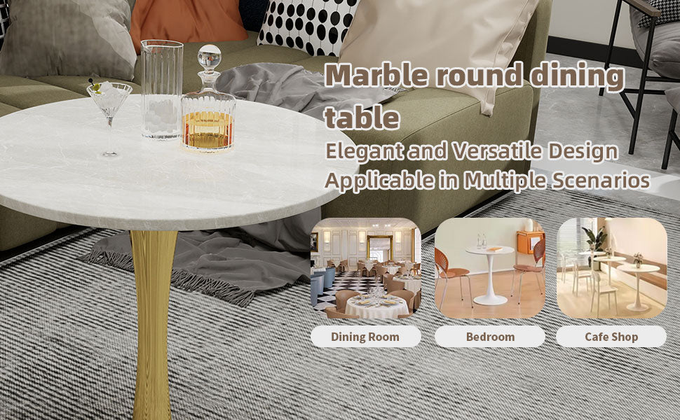 27.6-Inch Round Dining Table
