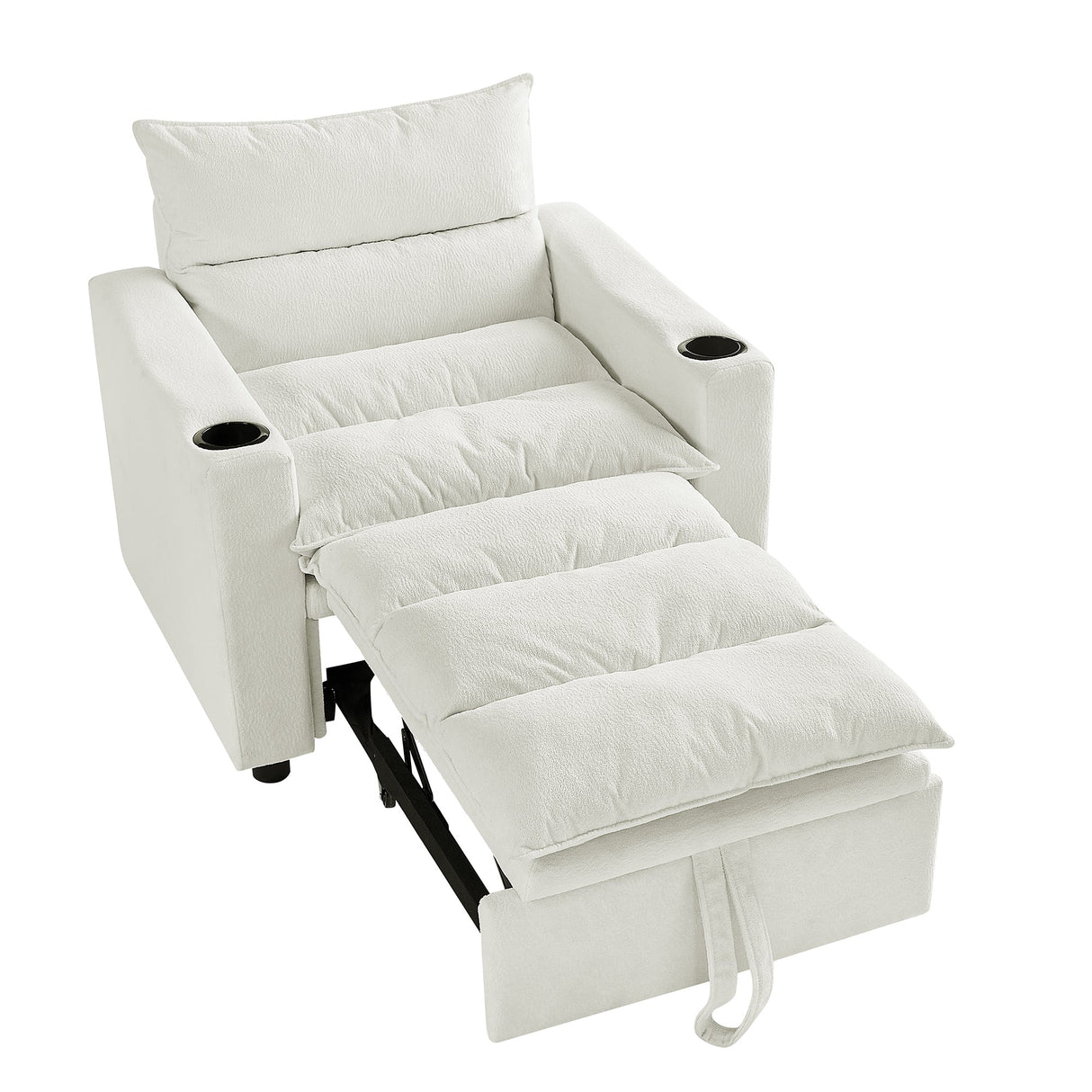 Sleeper Sofa Chair Bed - Convertible 3-in-1 Design