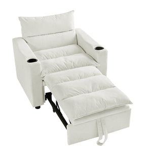 Sleeper Sofa Chair Bed - Convertible 3-in-1 Design