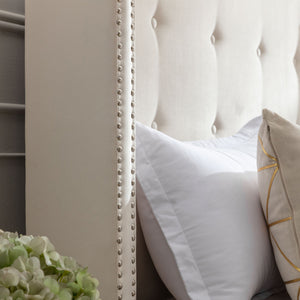 Peyton Upholstered King Bed with 54" High Headboard