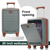 Deluxe 5-Piece Hard side Luggage Set With USB & TSA Security