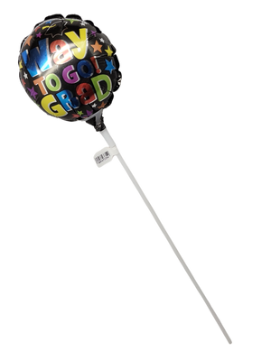 Way To Go Black Stick Balloon