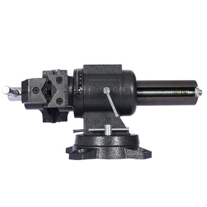 Heavy Duty 5" Multi Jaw Rotating Bench Vise With 360 Degree Swivel Base And Head
