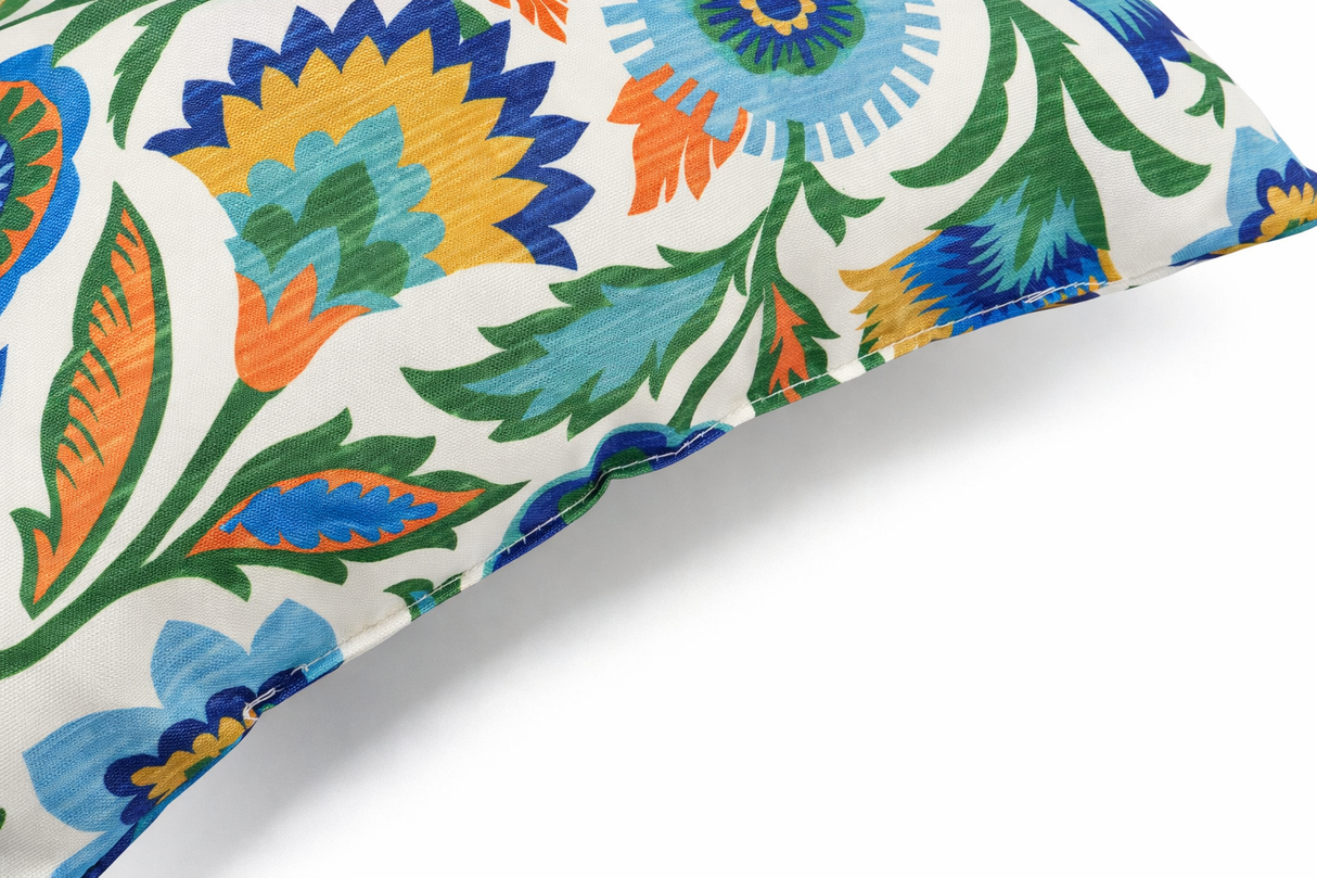 2 Pack Outdoor Throw Pillows - Vintage Floral, 18x18 Inch
