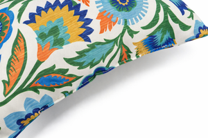 2 Pack Outdoor Throw Pillows - Vintage Floral, 18x18 Inch