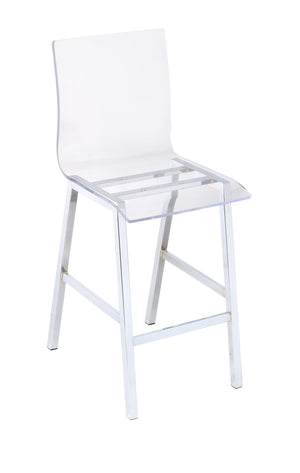 Nadie Clear Acrylic Armless Dining Chair