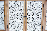 Hollow-Carved Accent Cabinenet