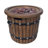 Round 25" mgo fire pit - 40 000 btu