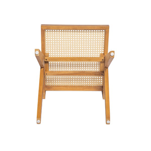 Chandigarh Dining Room Chairs with Natural Rattan (Set of 2)