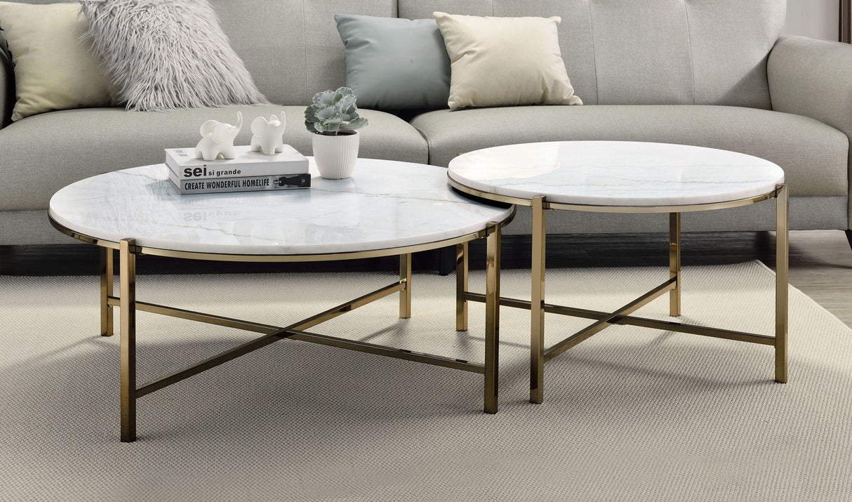 Zaidee - Nesting Table Set - White