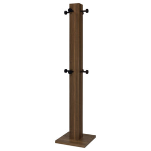 Rawlins - Coat Rack With 8 Hooks - Walnut