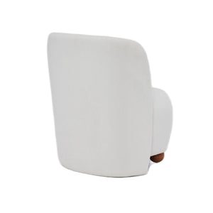 Modern Low Back Accent Upholstered Armless Living Room Chairs, Round Feet
