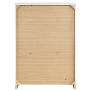 Dulcey - 5 Drawer Bedroom Chest - White