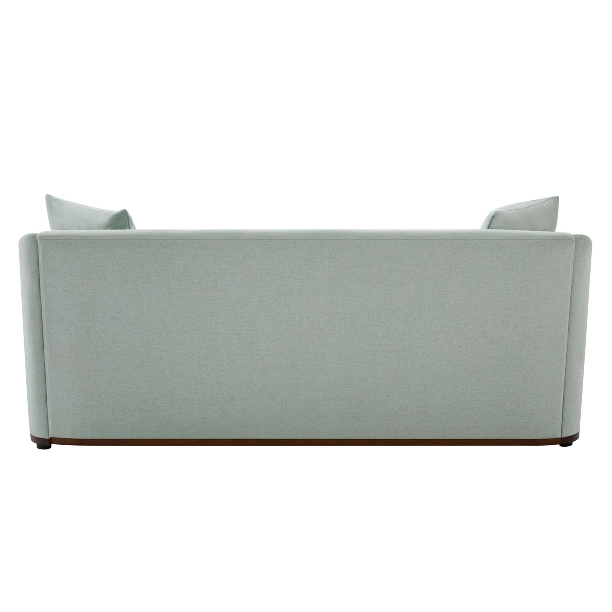 3 Seater Sofa With Wrap Around Armrests And Throw Pillows