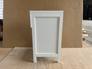 Modern Bedside Table with Drawer and Open Shelf
