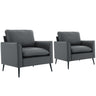 Nordic Retro Light Luxury Upholstered Sofa Chair