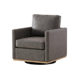 Thornfield Upholstered Square Swivel Accent Chair