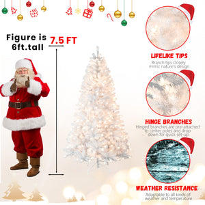 9FT Pre-Lit Christmas Tree