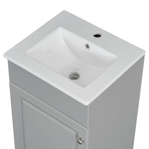 Bathroom Vanity With Sink, Cabinet With Adjustable Shelf