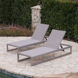 Chaise Lounge With 5 Reclining Positions, Outdoor Patio Lounge Chairs